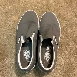 Light gray Slip on Vans!! Never worn!